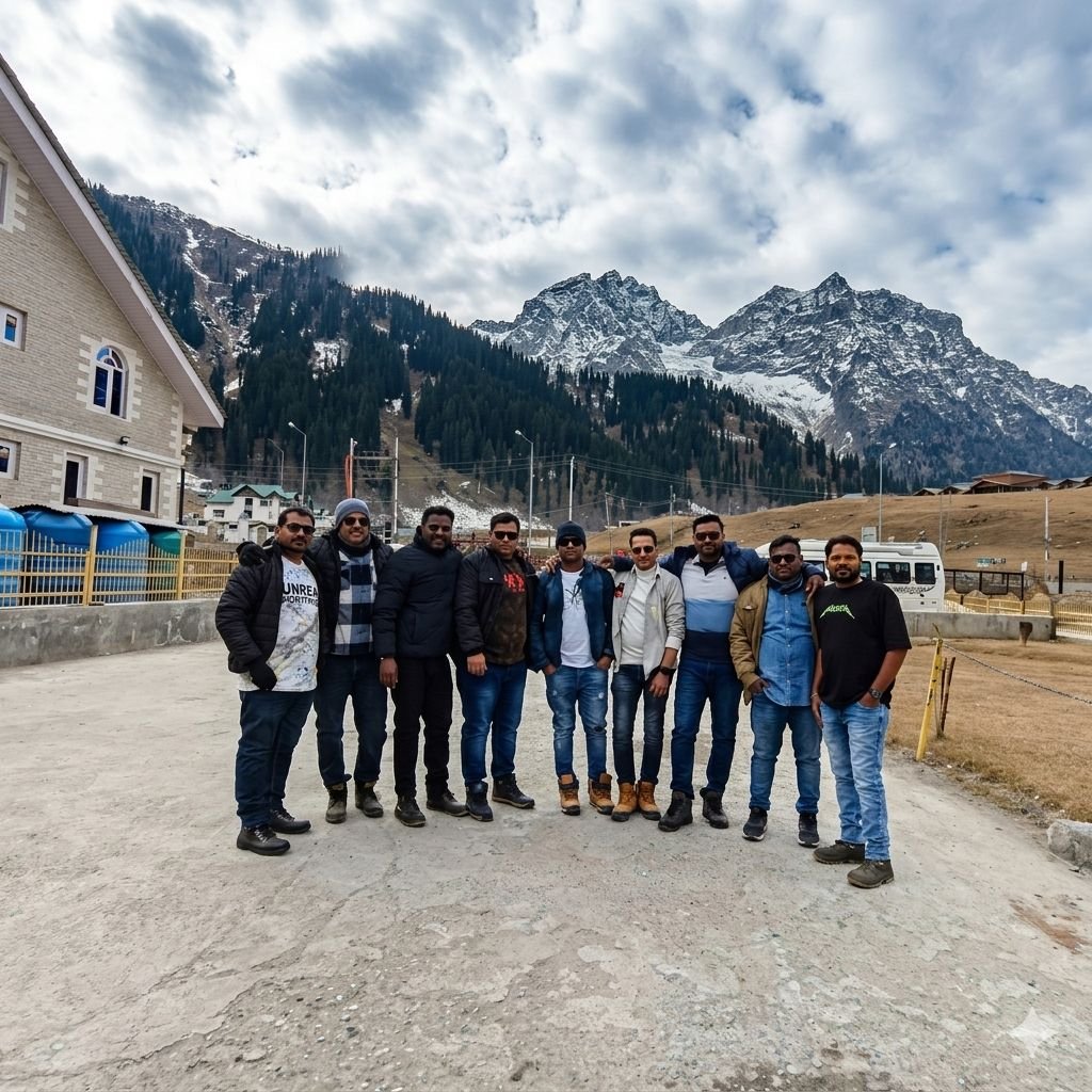 FREINDS TOUR with snow trails tour and travels